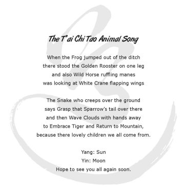 Tao Dolphin Connection T'ai Chi Tao animal song