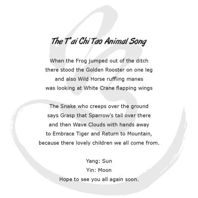 Tao Dolphin Connection T'ai Chi Tao animal song